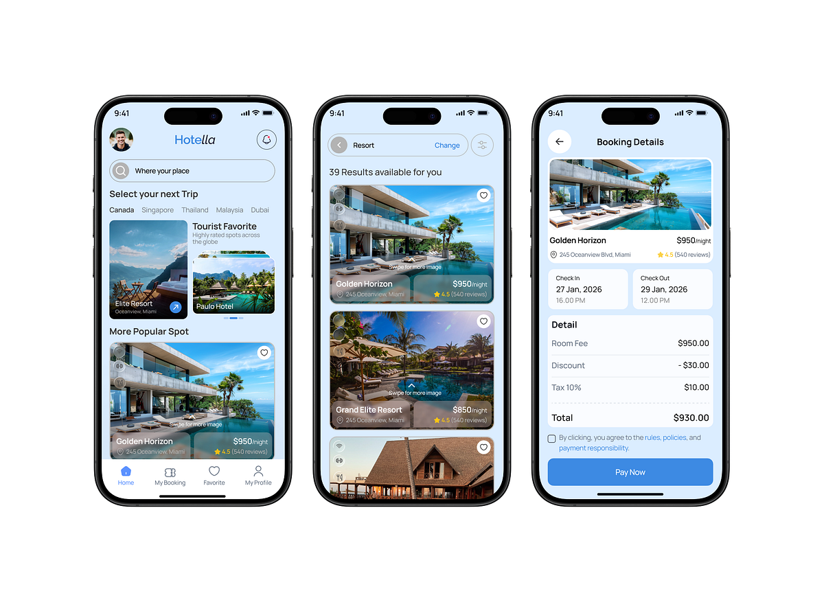 Hotel Booking App