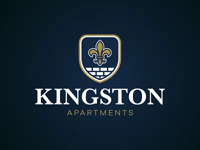 Kingston Apartments - Logo Design apartment logo brand identity clean logo contemporary logo housing branding logo design logo inspiration minimal branding modern branding professional design property identity real estate design real estate identity residential logo typography focused visual system