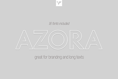AZORA TYPEFACE FOR BRANDING AND TEXT brand branding bundle creative design font illustration lettering logo typeface ui