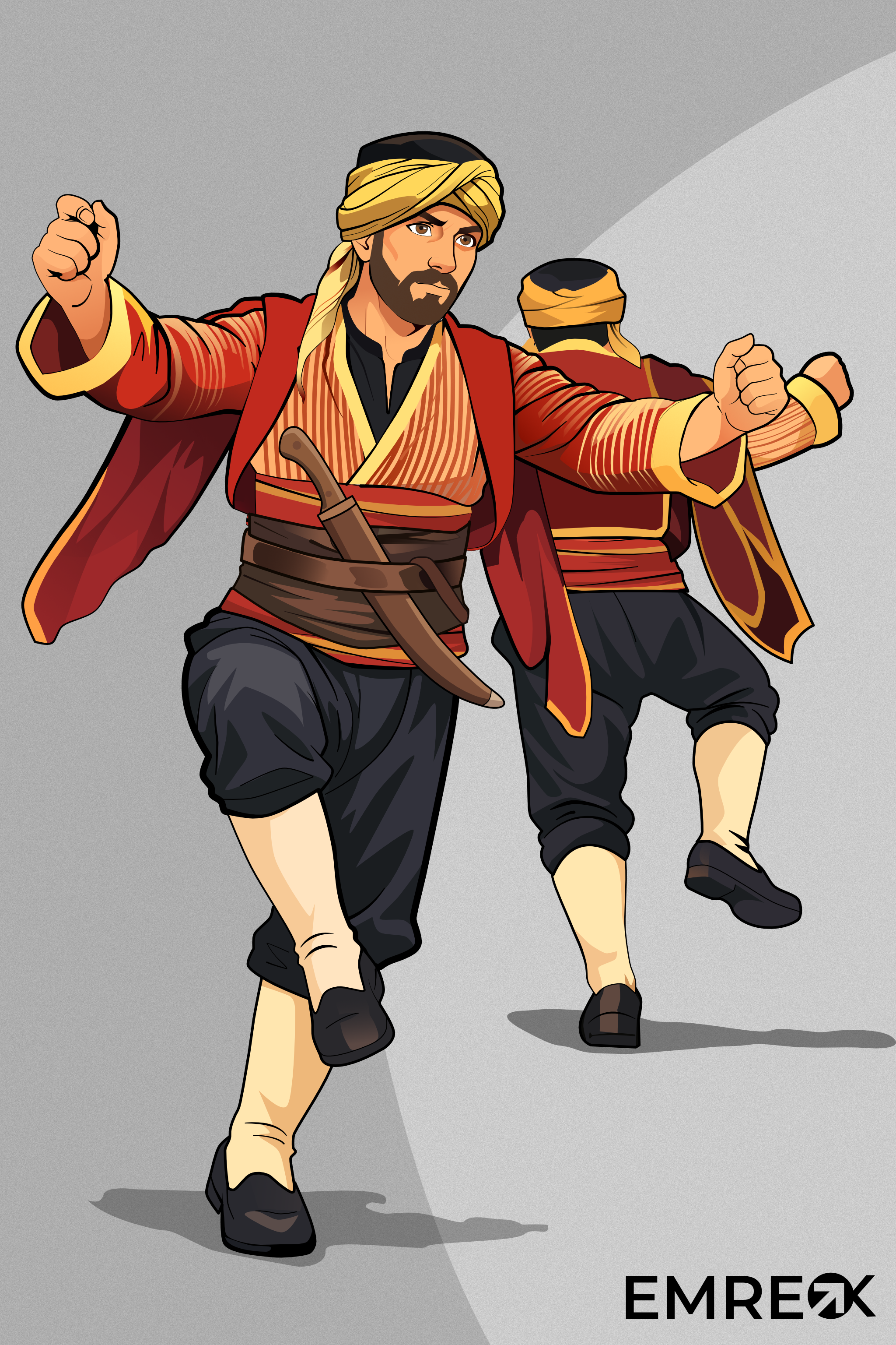 Seymen affinity character draw drawing illustration vector