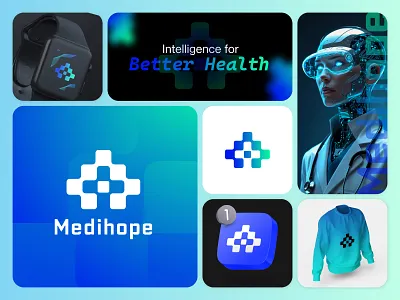 Medihope Health Fitness Ai Logo, Ai Logo for Health aibrandmark aihealthlogo ailogo ailogodesign brandmarklogo fitnessbrand fitnessbranding fitnessbrandmark fitnesslife fitnesslogo healthlogo logoforhealth logoinspiration medicallogo