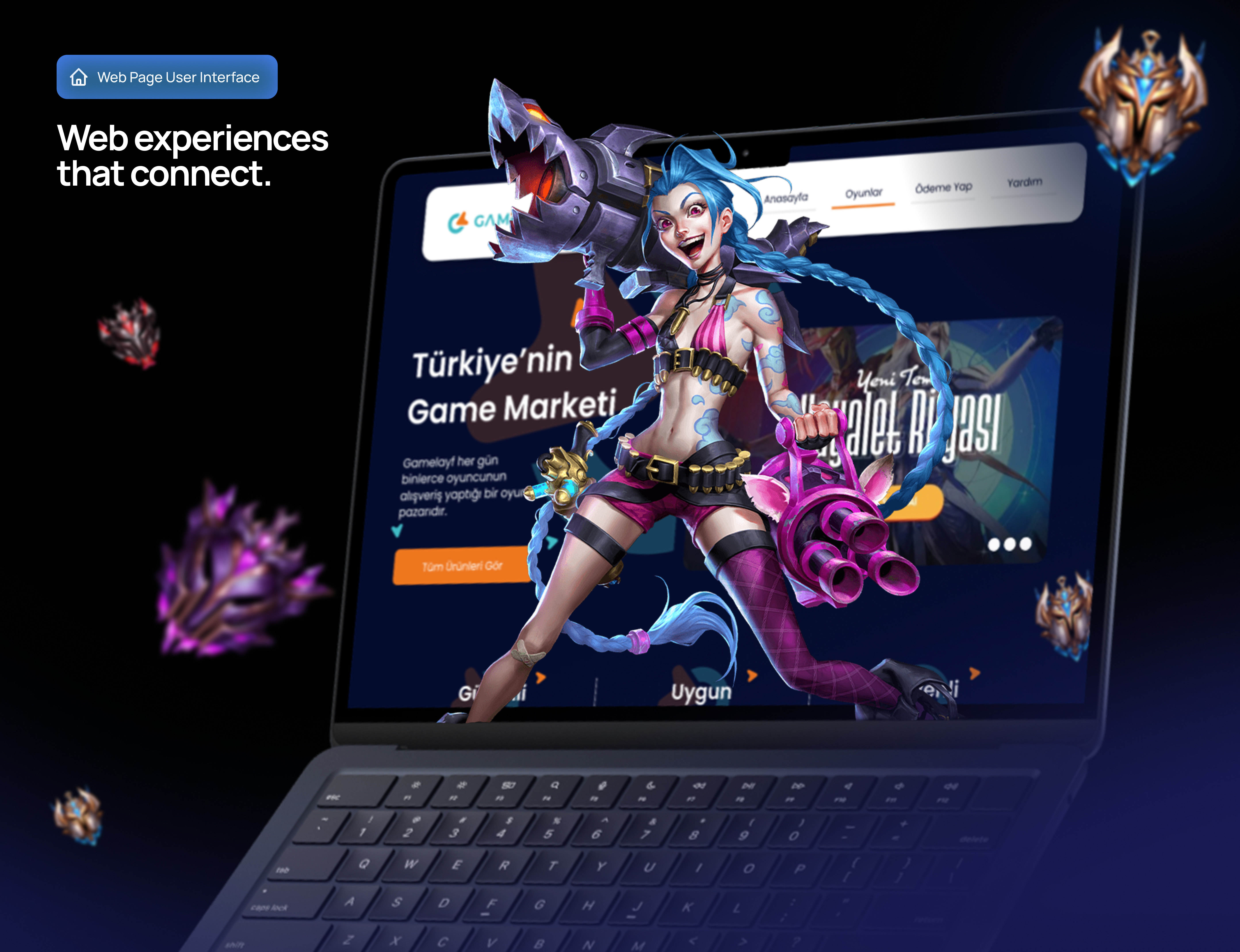 Game Market Web Ui Design artist figma game lauganee league of legends lol overwatch riot riotgame ui valorant