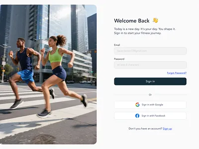 Sign In - Page sign in ui