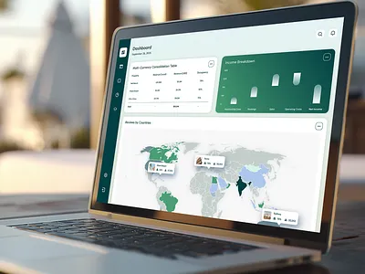 Resort Management - Global Property Map admin panel app design booking clean dashboard geolocation hospitality hotel interface location map minimal property management real estate saas travel ui design ux web design world map