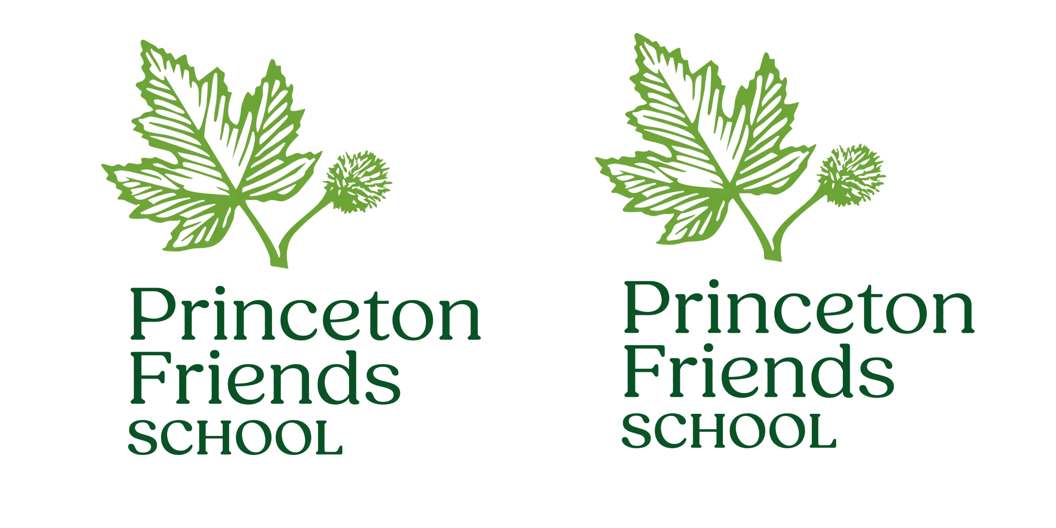 Princeton Friends School Illustrated by Steven Noble artwork brand identity branding design engraving etching illustration line art logo scratchboard steven noble visual identity woodcut