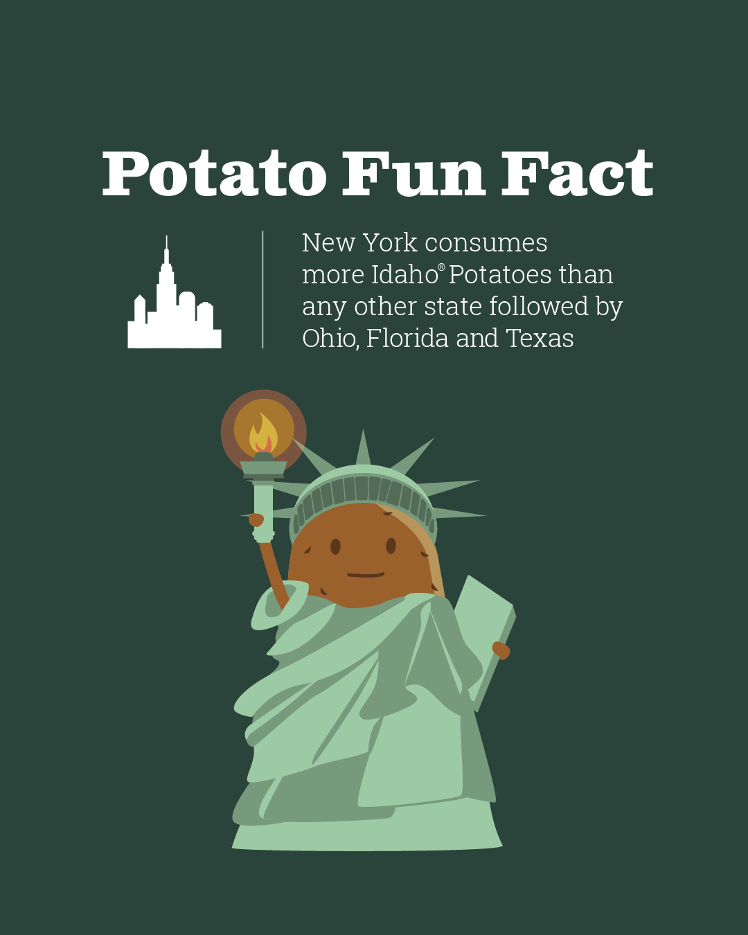 Idaho Potato Commission: Instagram Post graphic design illustration social media