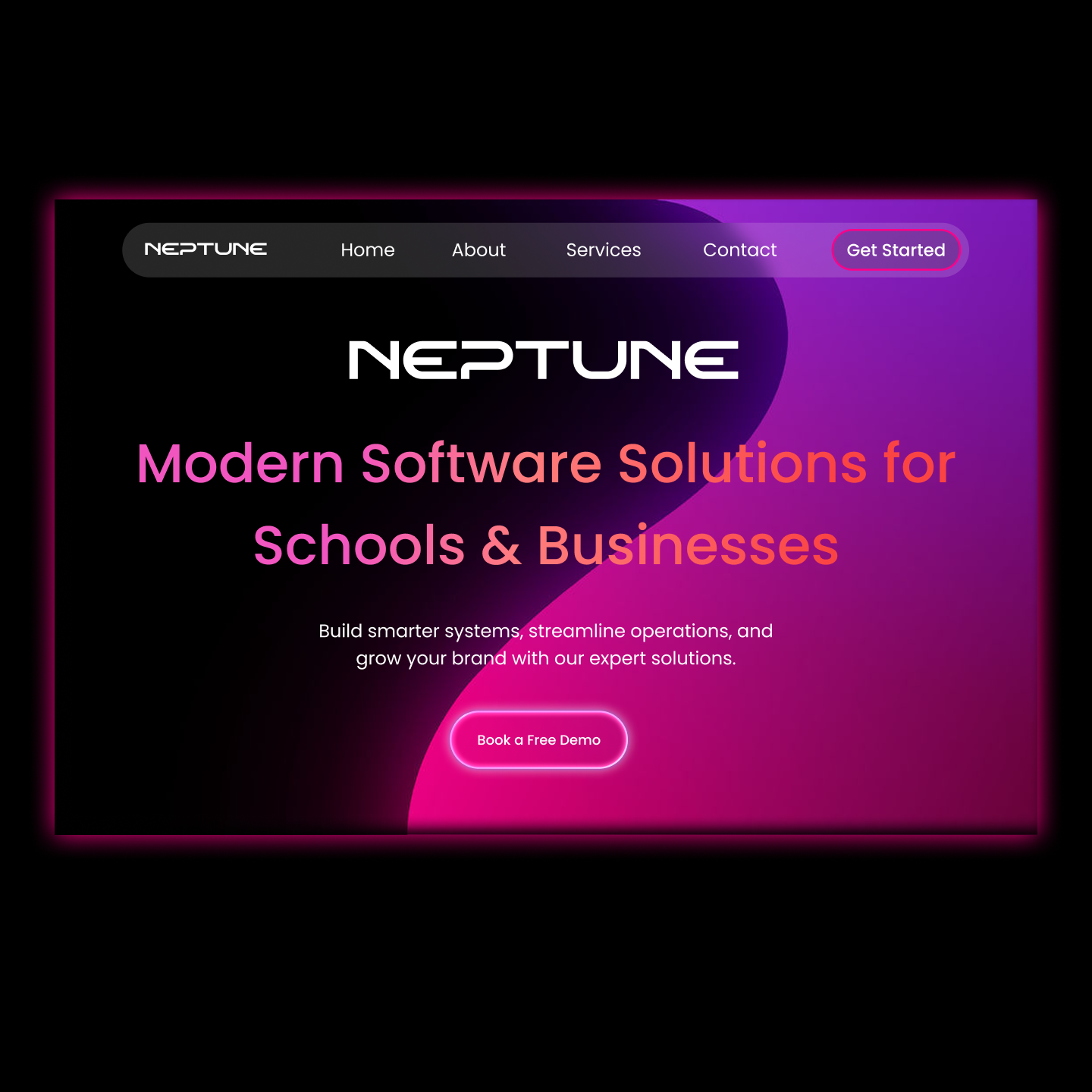 New modern and futuristic website landing page! animation branding design graphic design landingpage modern newdesign ui ux webdesign websitedesign