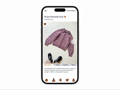 Fiber: Knitting App Branding + Prototyping branding figma graphic design illustration logo market research mobile ui ux wireframing