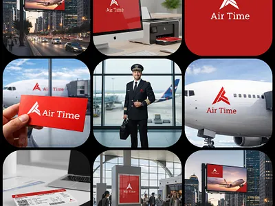 This logo combines the letters A and T #ATAirways#FlightDesign# aeroplane branding graphic design logo