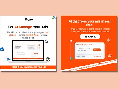 Saas AI social media post design ads design ai design ai post artificial intelligence graphic design instagram post saas post social social media design social media post