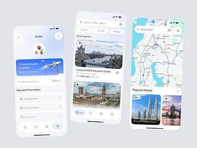 Travel Booking Mobile App app app design booking booking app design hotel booking app ios mobile app online booking property app real state rent house rental rental company tour tourism travel agency travel app travel booking vacation