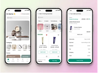 Skincare & Beauty E-commerce App Design🌿✨ appdesign beauty beautyproducts beautytech cleanbeauty cosmetic digitalretail ecommerce figma mobileapp ordertracking productbrowsing shoppingapp shoppingcart shopui skincare skincareapp uidesign uiux userexperience