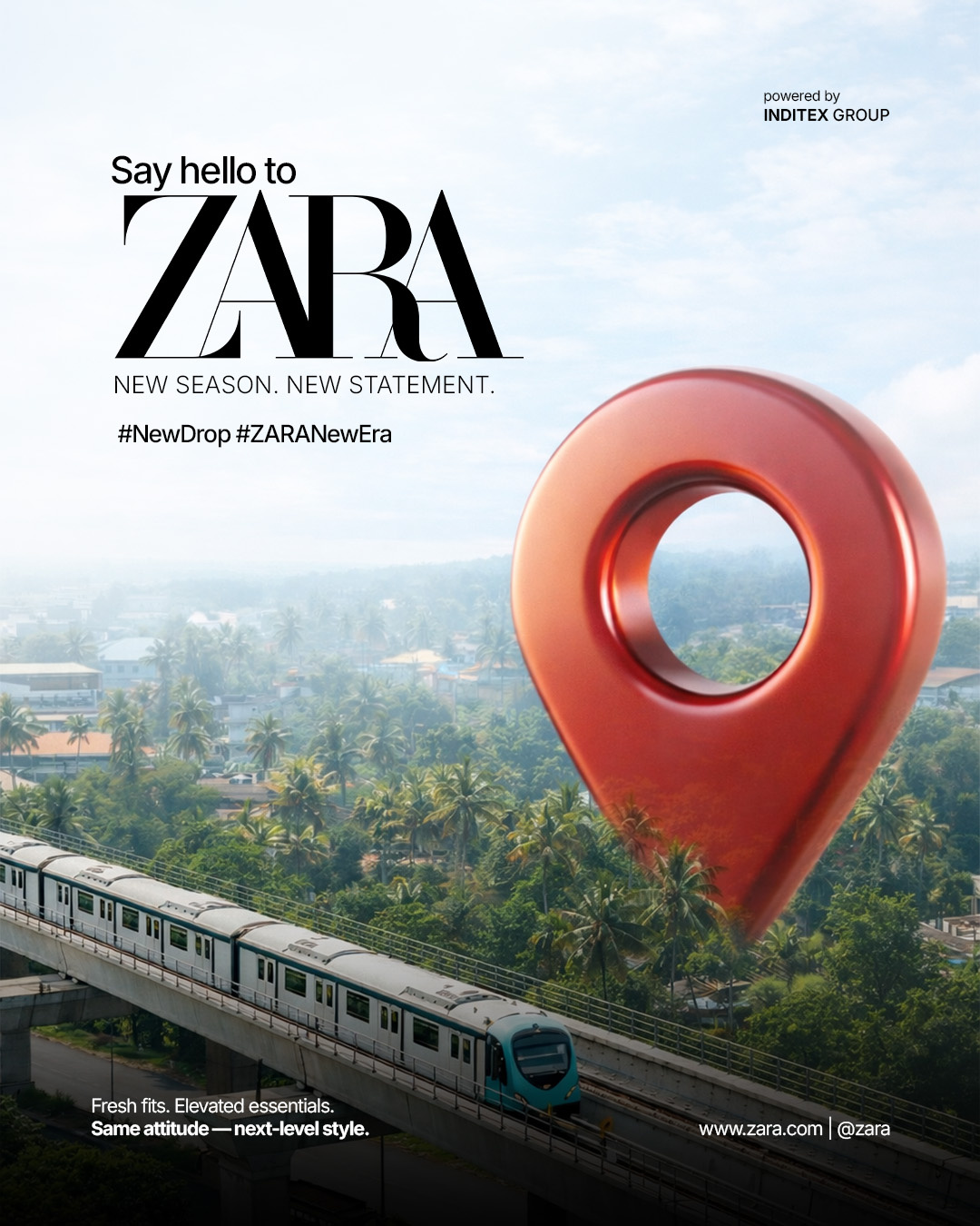 Kochi, Your Style Arrives graphic design illustration poster