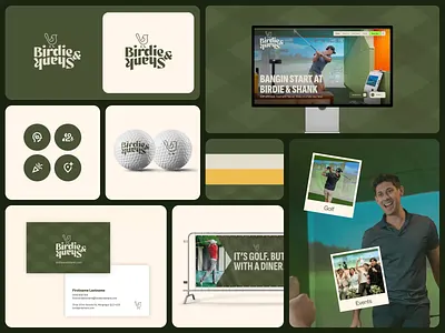 Birdie & Shank — Brand & Digital Experience Redesign boldbranding brandidentity branding conversiondesign digitaldesign experiencedesign figmadesign golfbrand hospitalitydesign interface luxurydesign moderndesign sportsbranding trending uiux uxdesign visual webdesign webflowdesign