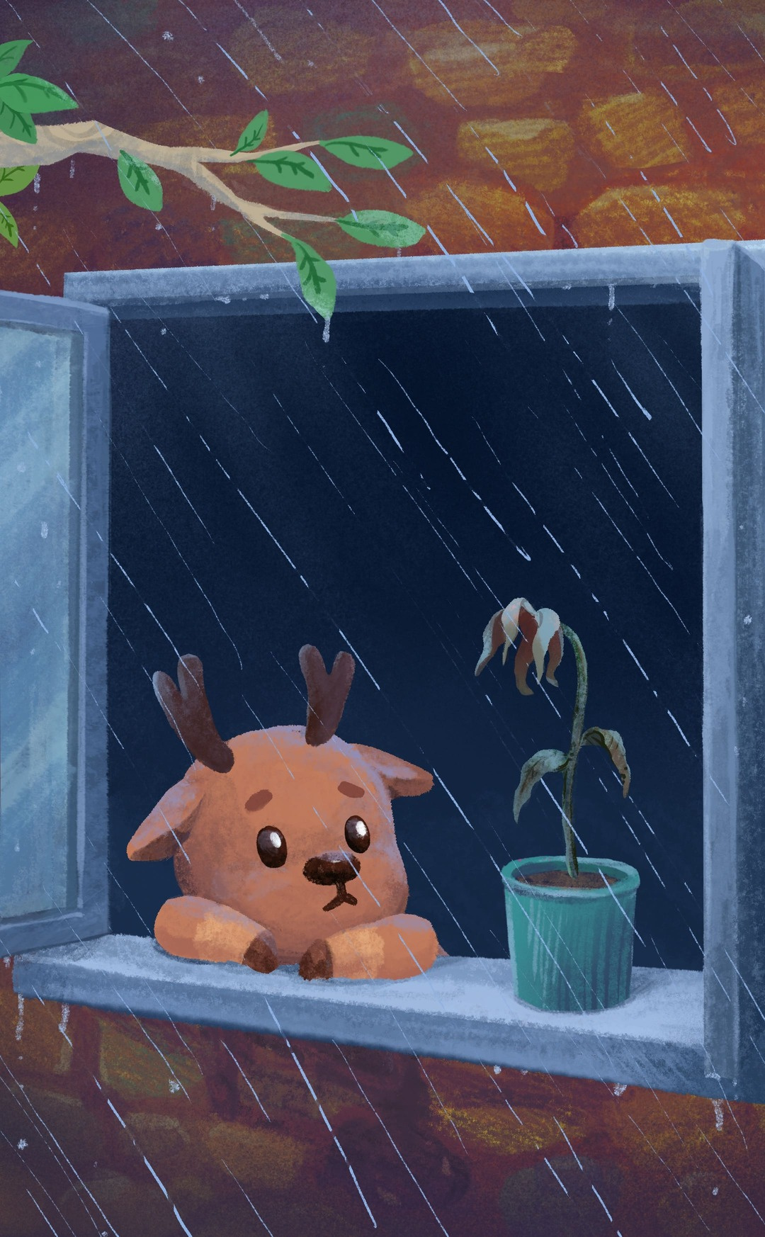 Little Deer Adventures character design concept art illustration