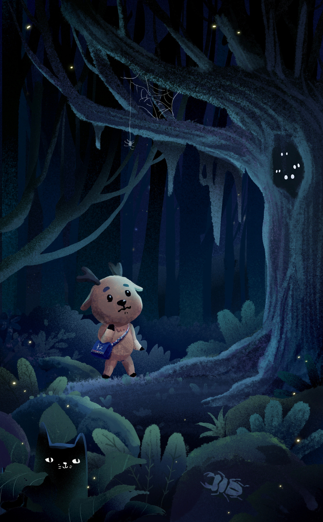 Little Deer Adventures character design illustration