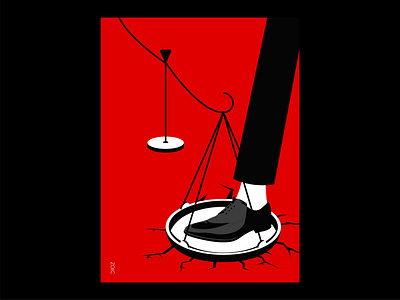 JUSDISSED adobe illustrator deep design graphic graphic design illustration justice poster poster design red vector