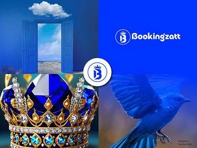 👑 Bookingzatt — Travel Brand Identity Design