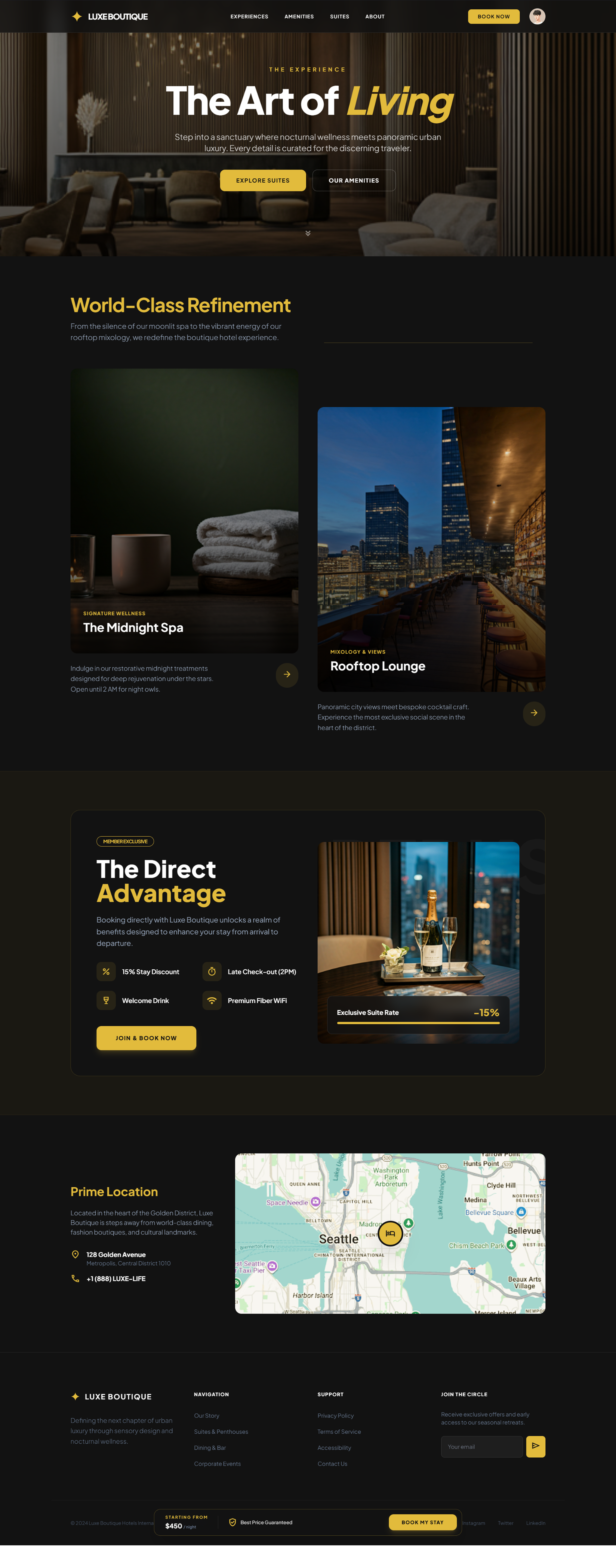 Example of Premium Webflow, Framer & Wp Design