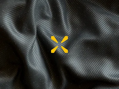 x • logo design black brand brand agency brand design brand identity brand logo branding branding agency corporate identity cross letter logo logo design x yellow