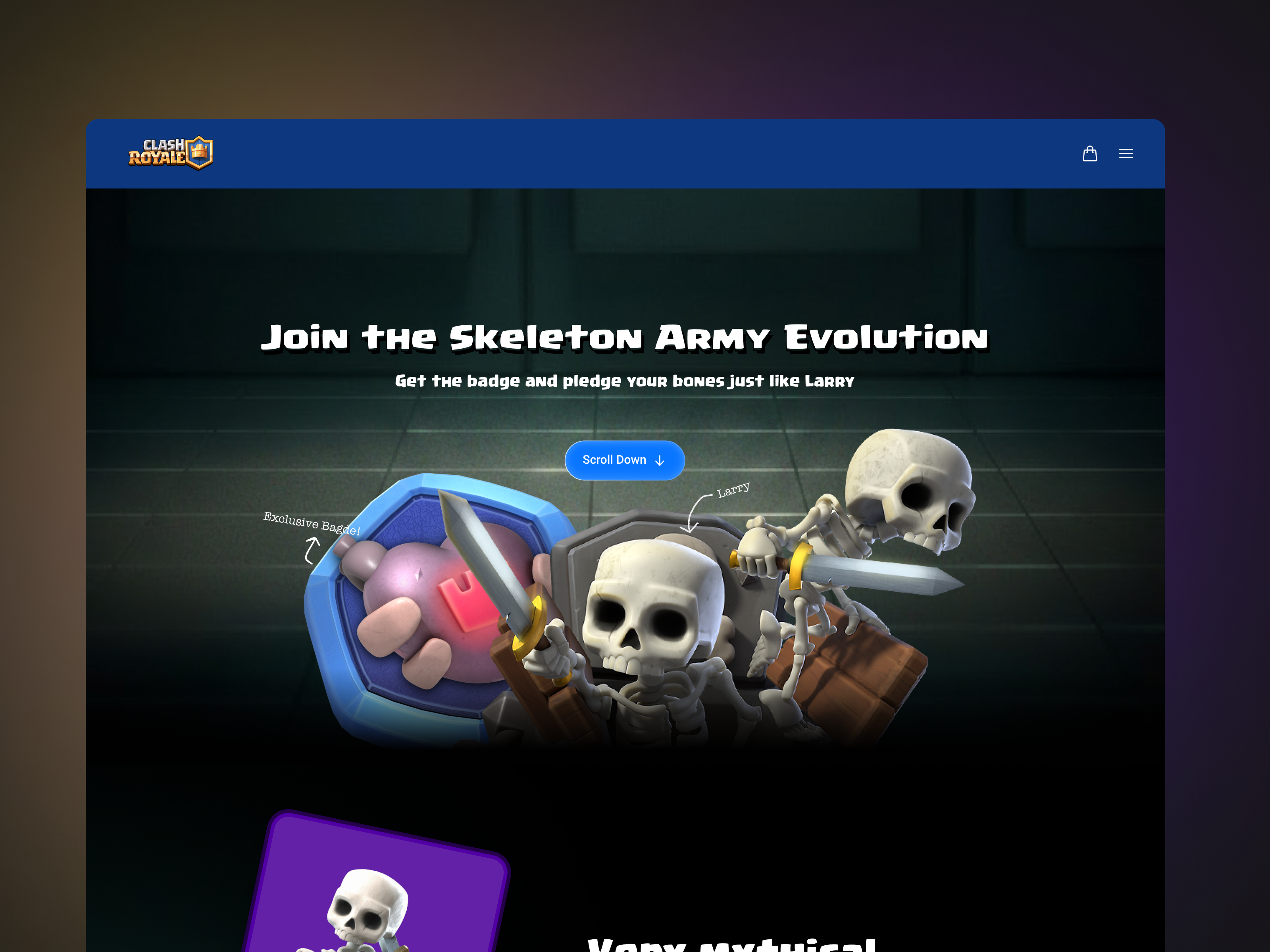 Micro Website Campaign branding campaign campaign marketing clashofclans clashroyal gameui hallowen kindney landingpage logo microwebsite uk