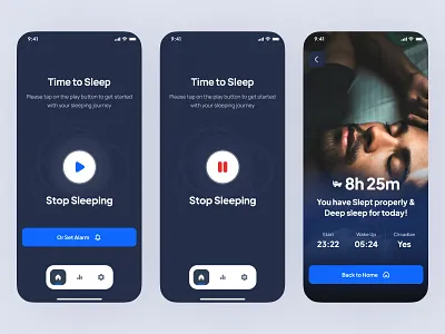 Alarm mobile app modern ui' clean ui designer figma figma design mobile app modern designer uiux ux