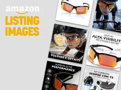 e-Commerce Images for High-Performance Cycling Sunglasses amazon carousel images amazon fba design amazon listing images amazon product images branding for amazon conversion focused design digital product design ecommerce branding ecommerce design graphic design for ecommerce high converting visuals marketplace design online retail visuals performance marketing design product infographics product listing optimization product presentation sales driven design ui visual design visual storytelling