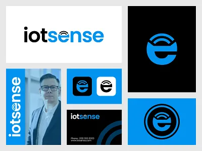 iotsense logo branding design digital art graphic design icon identity iotsense iotsense logo letter mark logo logo design logos logotype minimal monogram typography vector