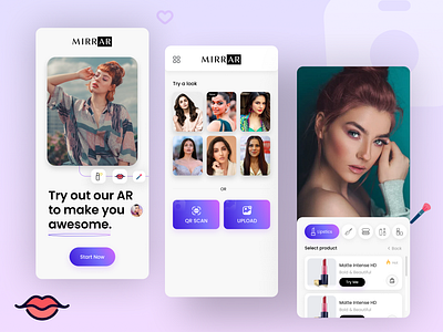 MirrAr - an AR tool for your Mackup selection app ui design ui