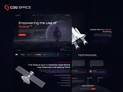 COG Space Website balsamiq designsystem figma prototyping typography ui usabilitytesting usercentereddesign userresearch uxdesign websitedesign wireframing