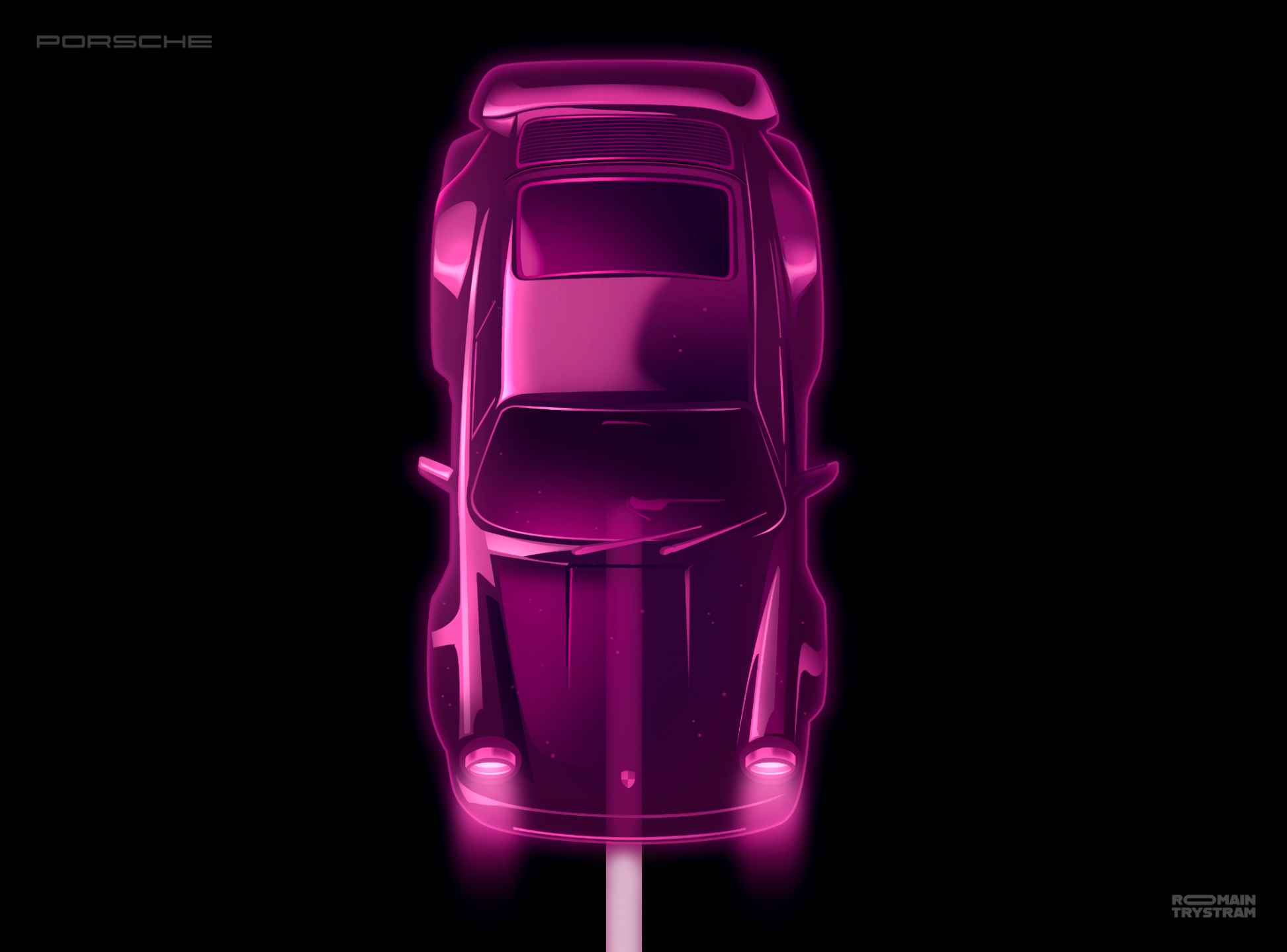 Loliporshe automotive carillustration editorial editorialillustration fun illustration pop porshe porsheautomobile