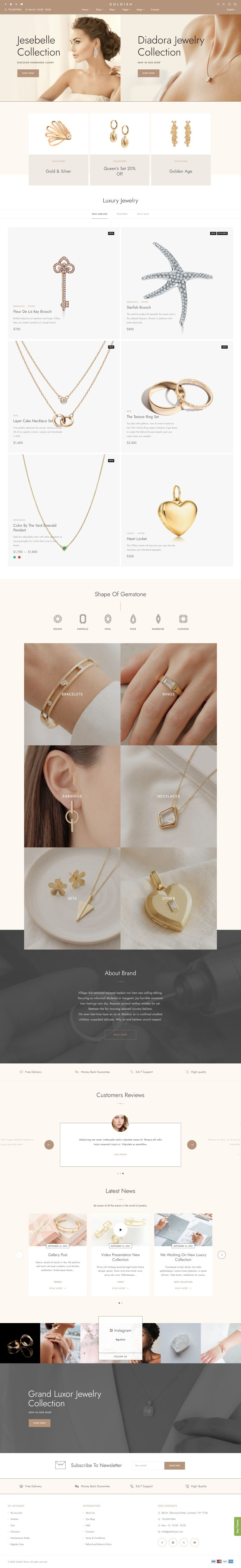 Jewellery Website Design Wordpress & Elementor By KM Touhid add product wordpress animation clothing products wordpress fashion wordpress graphic design km touhid one product website wordpress t shirt store wordpress theme ui wordpress fashion store wordpress product add ons wordpress store