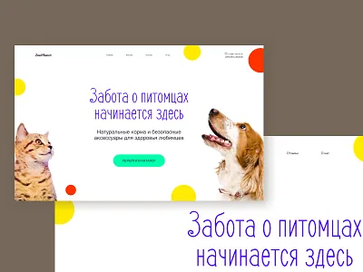 Homepage Design Concept | Pet Store design graphic design typography ui ux