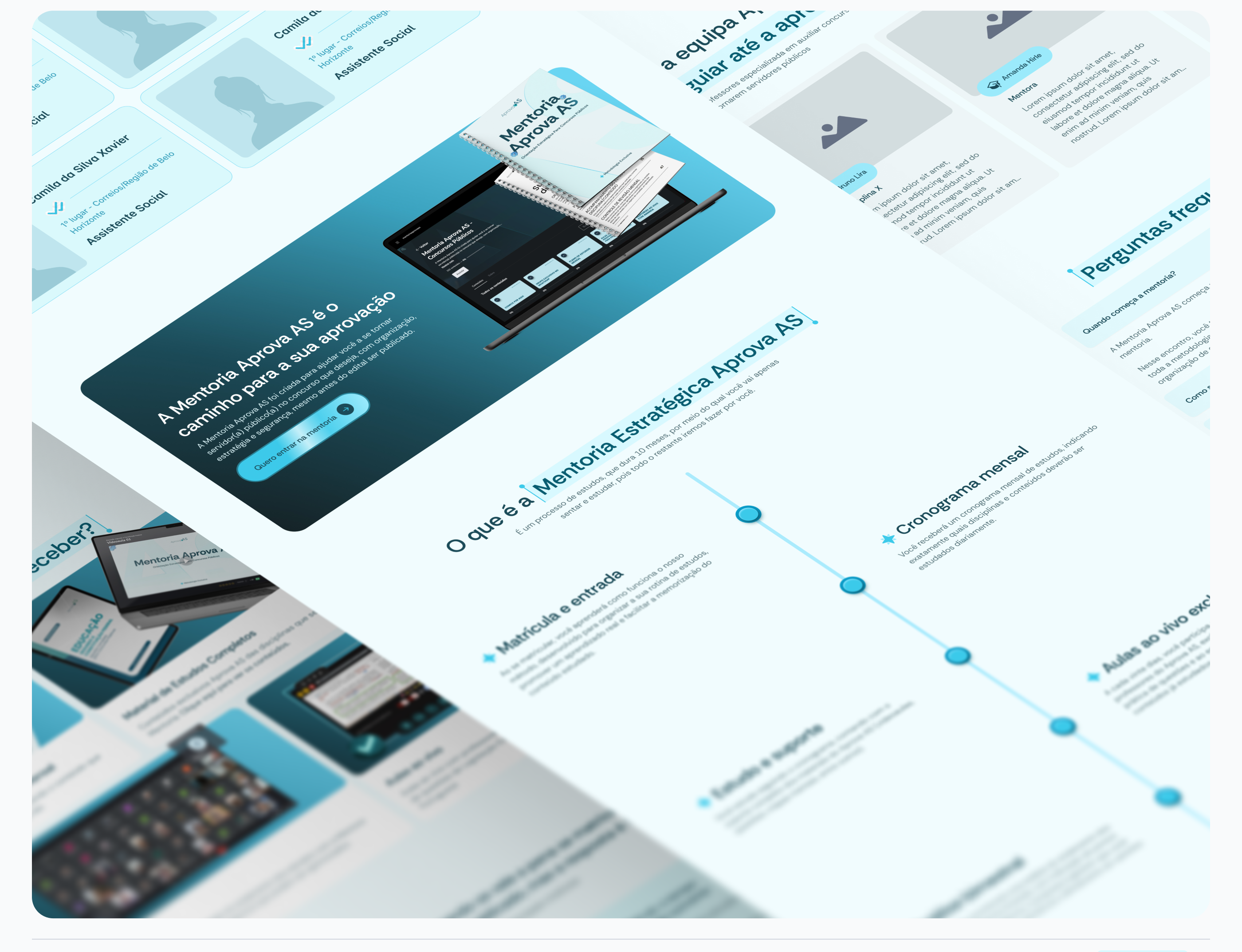 Landing page - Mentoria Aprova A figma figma design infoproduct infoproduto isdsgn landing page mentoria pagina de vendas página de vendas sales page salespage ui ui design uiux ux design web design website