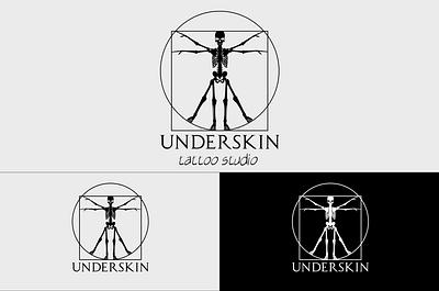 Tattoo Studio "Underskin" brand branding design graphic design identy logo logotype tattoo vector