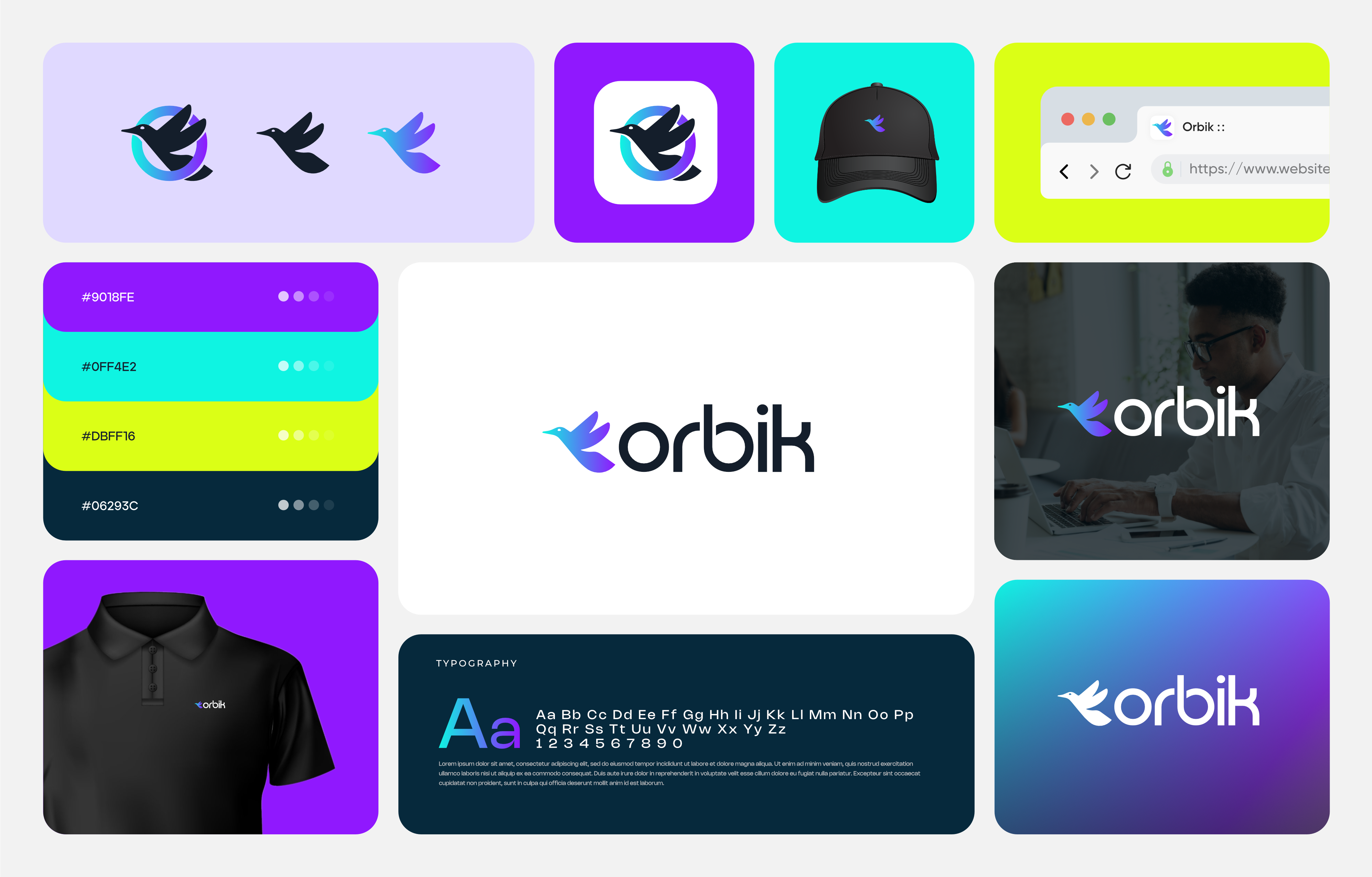 Orbik — Logo Design & Brand Identity branding design fiverr graphic design illustration logo minimal store ui vector