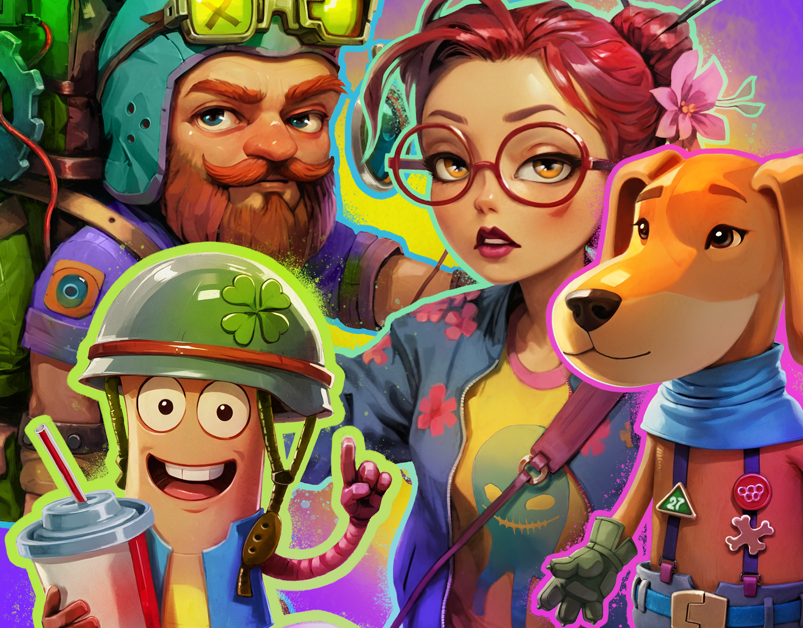 HERO ASSETS: Character Design Collection 2d art character design concept art game art game assets hero design illustration production art visual development