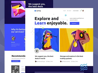 AI Learning Web UI Design ai ai design ai learning ai ui design ai website ai website design clean design e learning education education platform learning minimal ui modern ui online course online education school ui ux web design website design