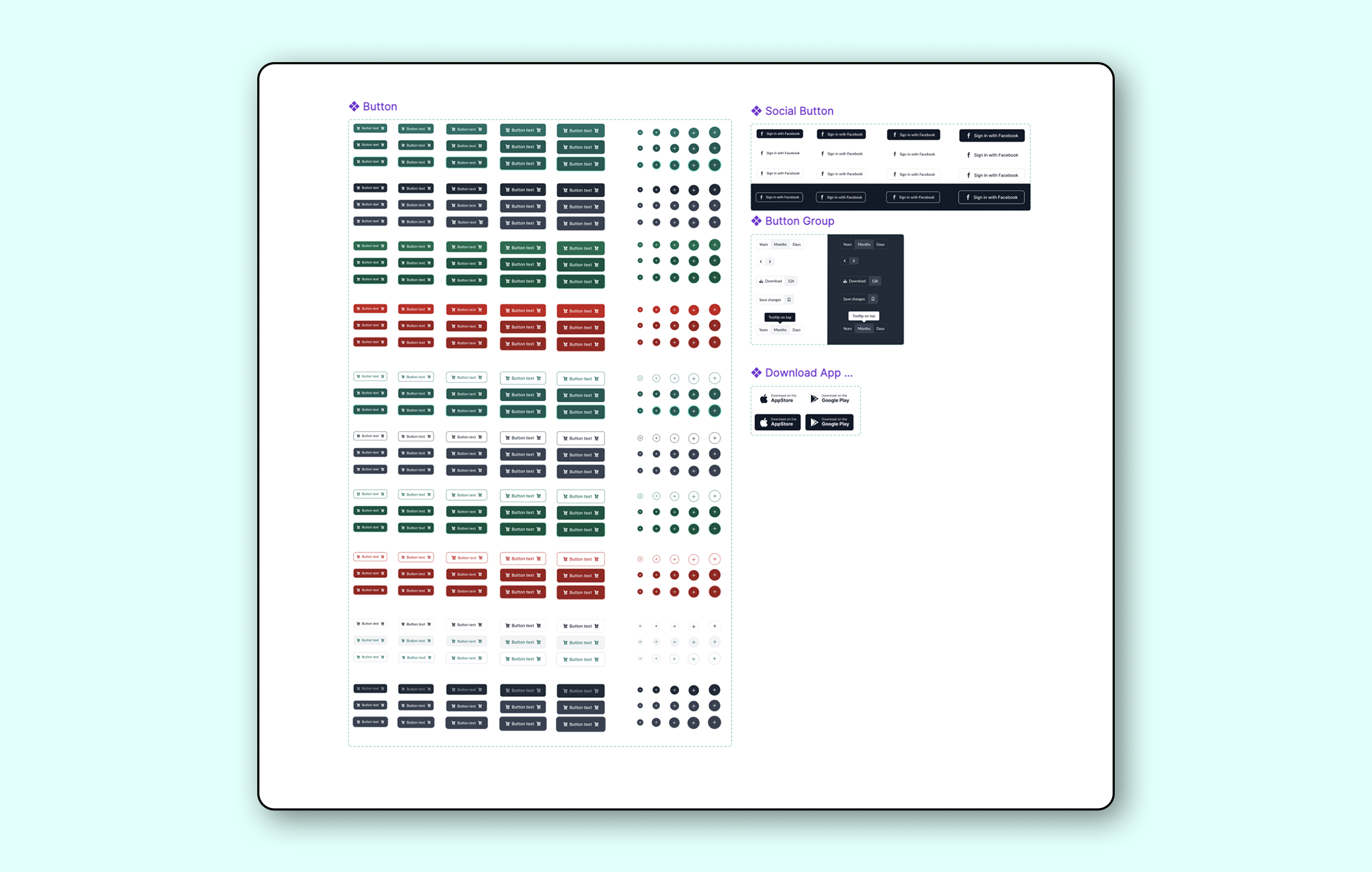 Example of Design System Review & Development