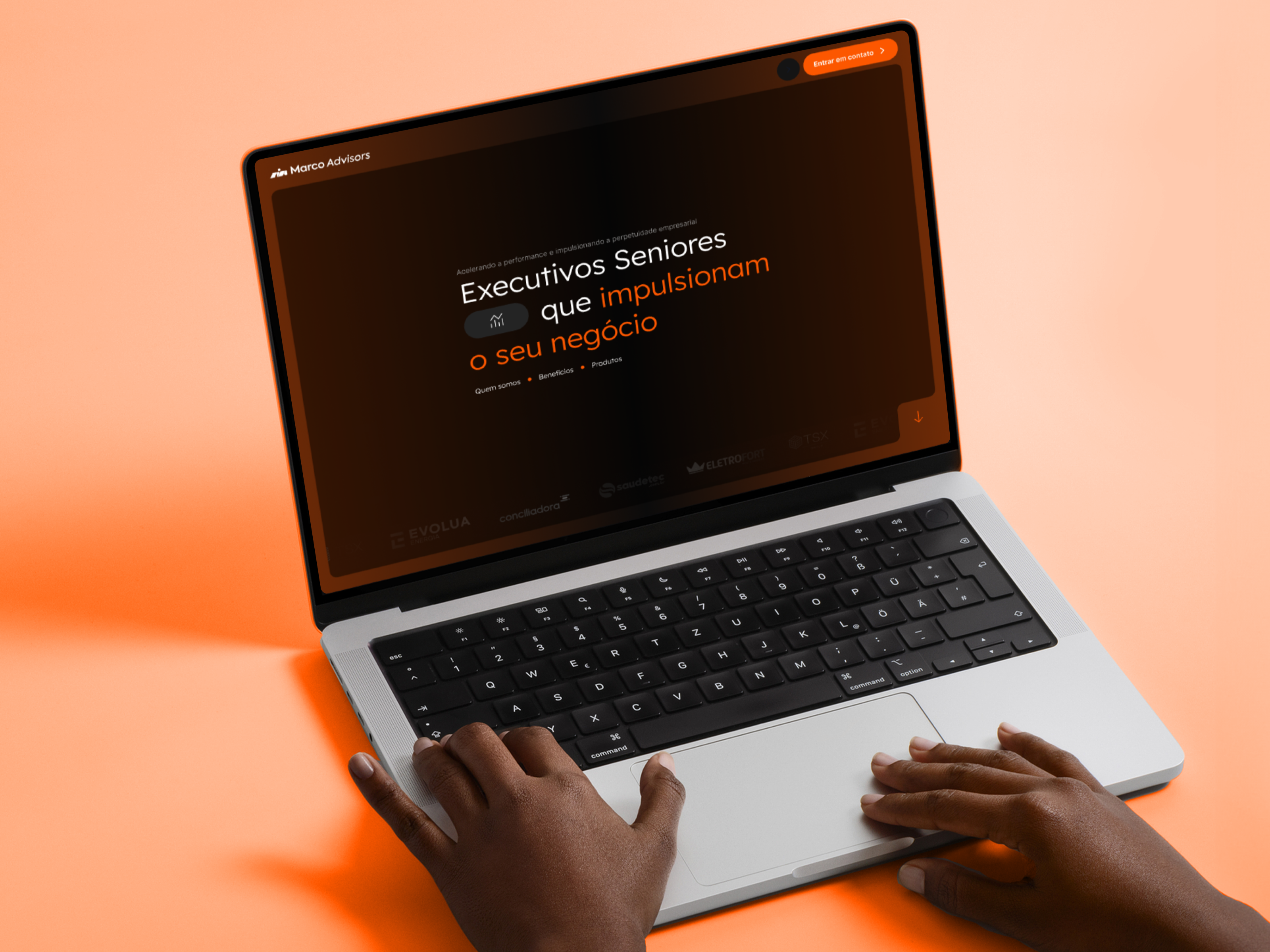 Marco Advisors (Website) b2b branding product design saas ui ux
