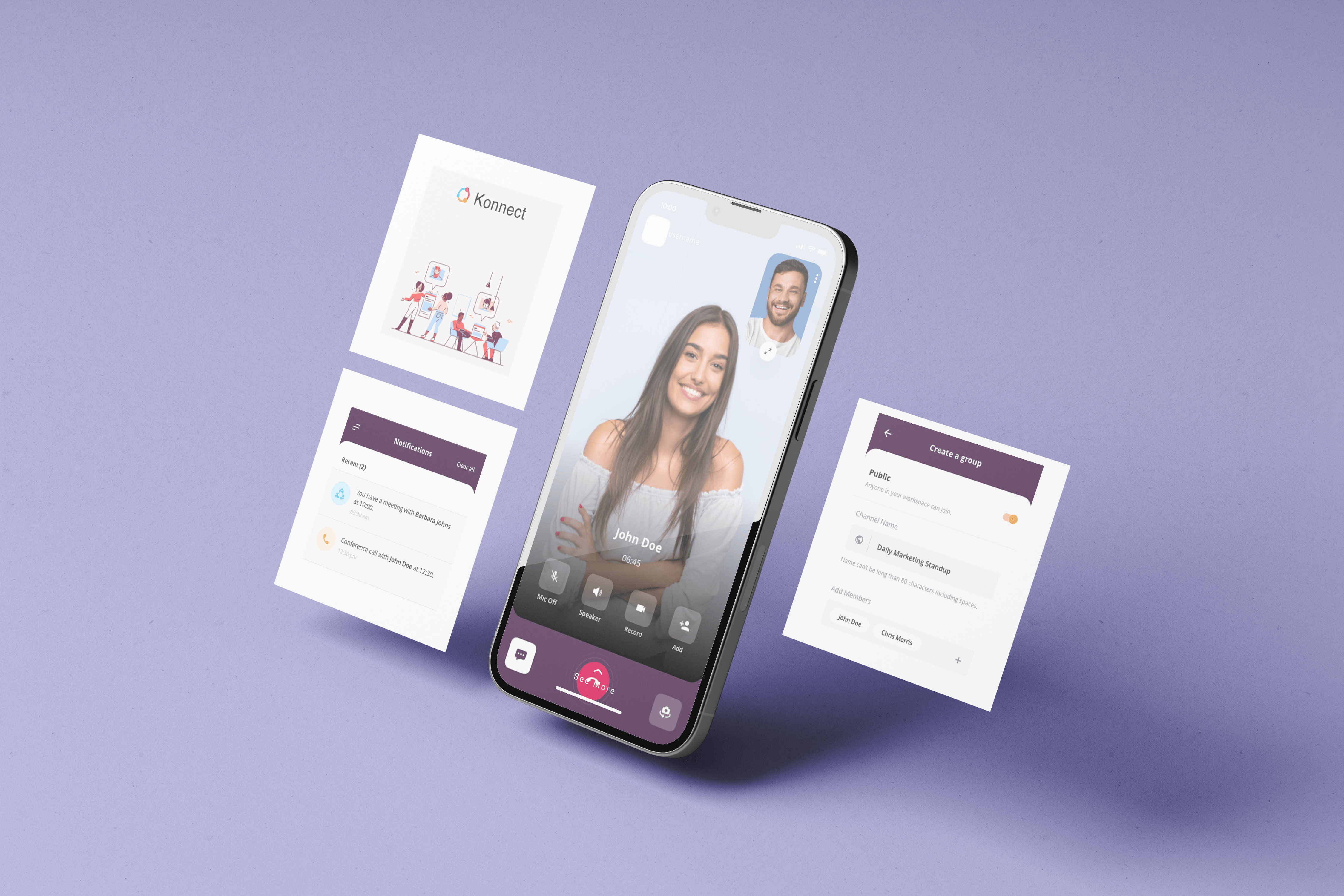 Mobile Communication Reimagined app clean communication design minimal mobile mobile screens screens ui ux white