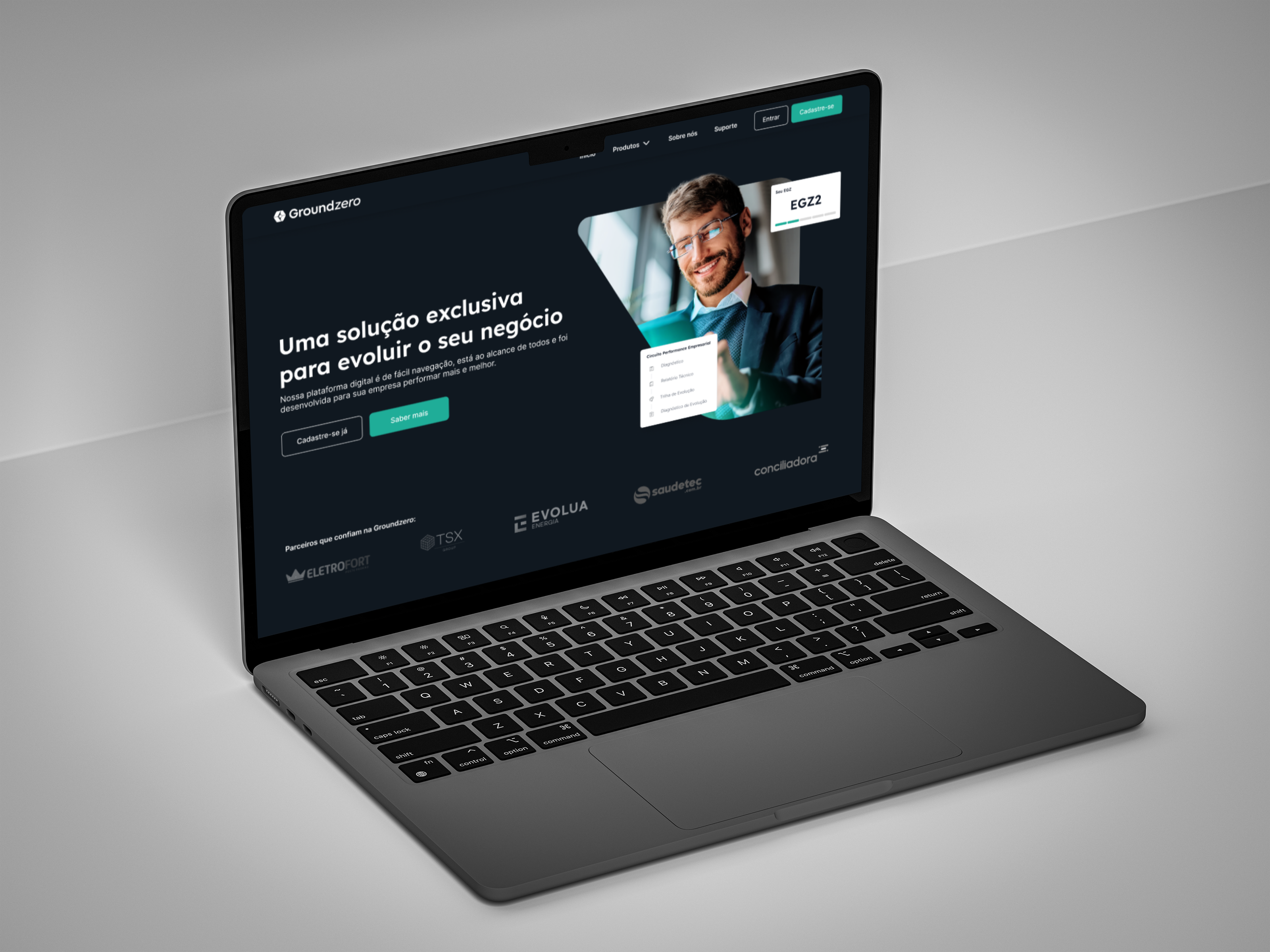 Groundzero (Website) b2b branding saas ui ux website