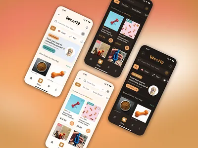 Woofly — Designed to Build Trust Before the Purchase branding dark mode dog app dog lover ecommerce ecommerce app ios app light mode logo mobile app pet app product design product designer ui ui design ux ux design