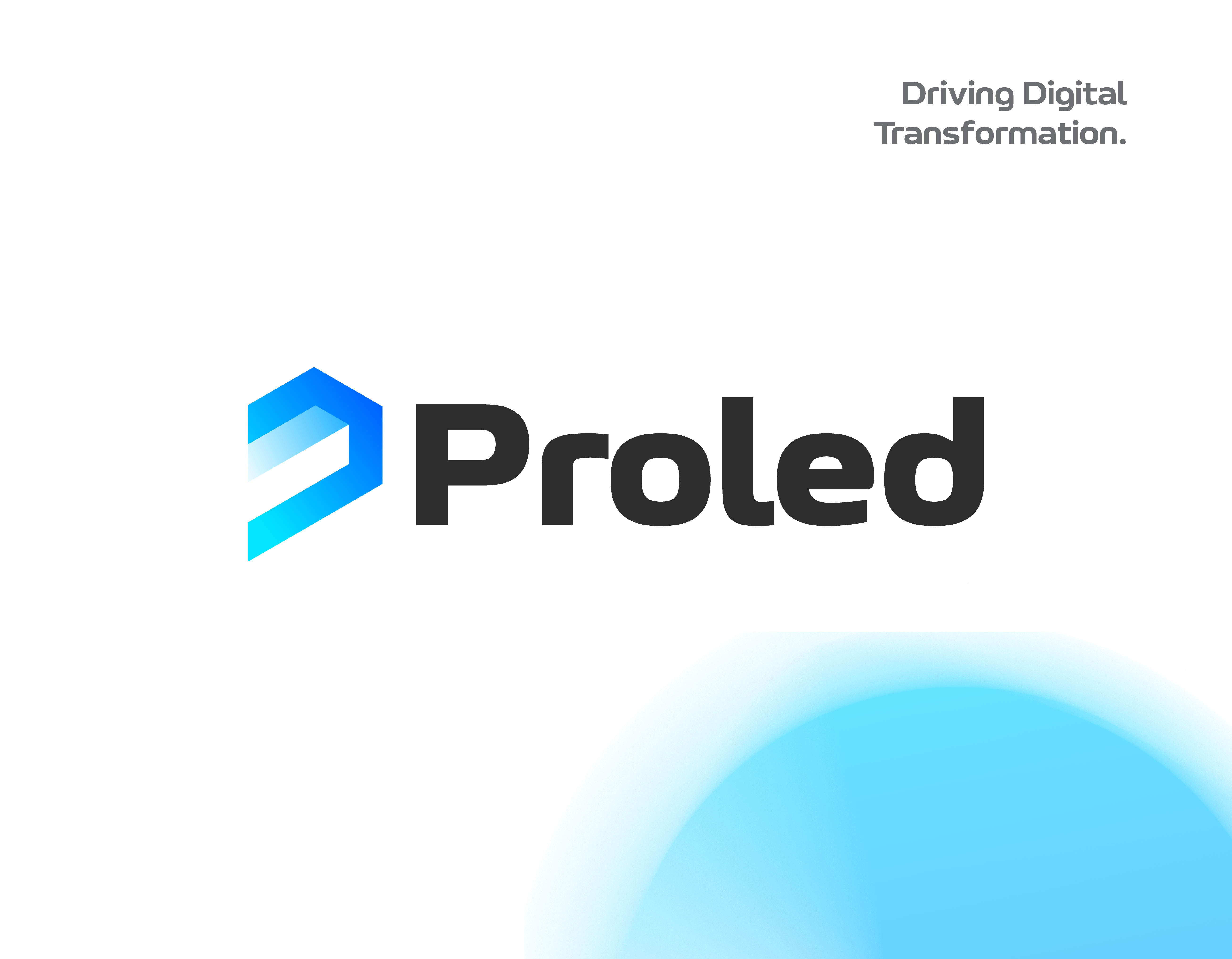 Proled - P logo, P letter, Modern P logo, Tech, UI, AI, App ai branding creative logo gradient logo graphic design growth modern logo modern p logo p letter logo p logo progress software tech logo technology logo ui web3 website