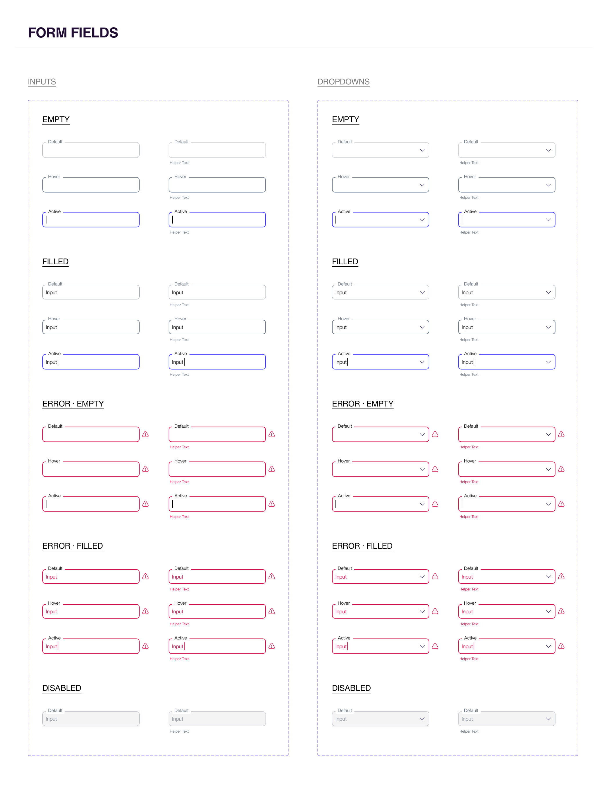 Input Fields/Text Fields/Form Fields form fields input fields text fields ui