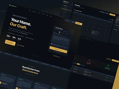 Handy Hawk - Client Management Platform app app design app development branding dev graphic design handyman business logo design repair business ui web development website design