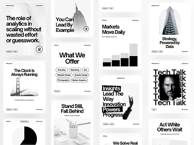 Business Templates For Canva | Instagram Templates business bundle business templates business templates for canva canva canva templates instagram post templates instagram templates modern startup templates tech templates