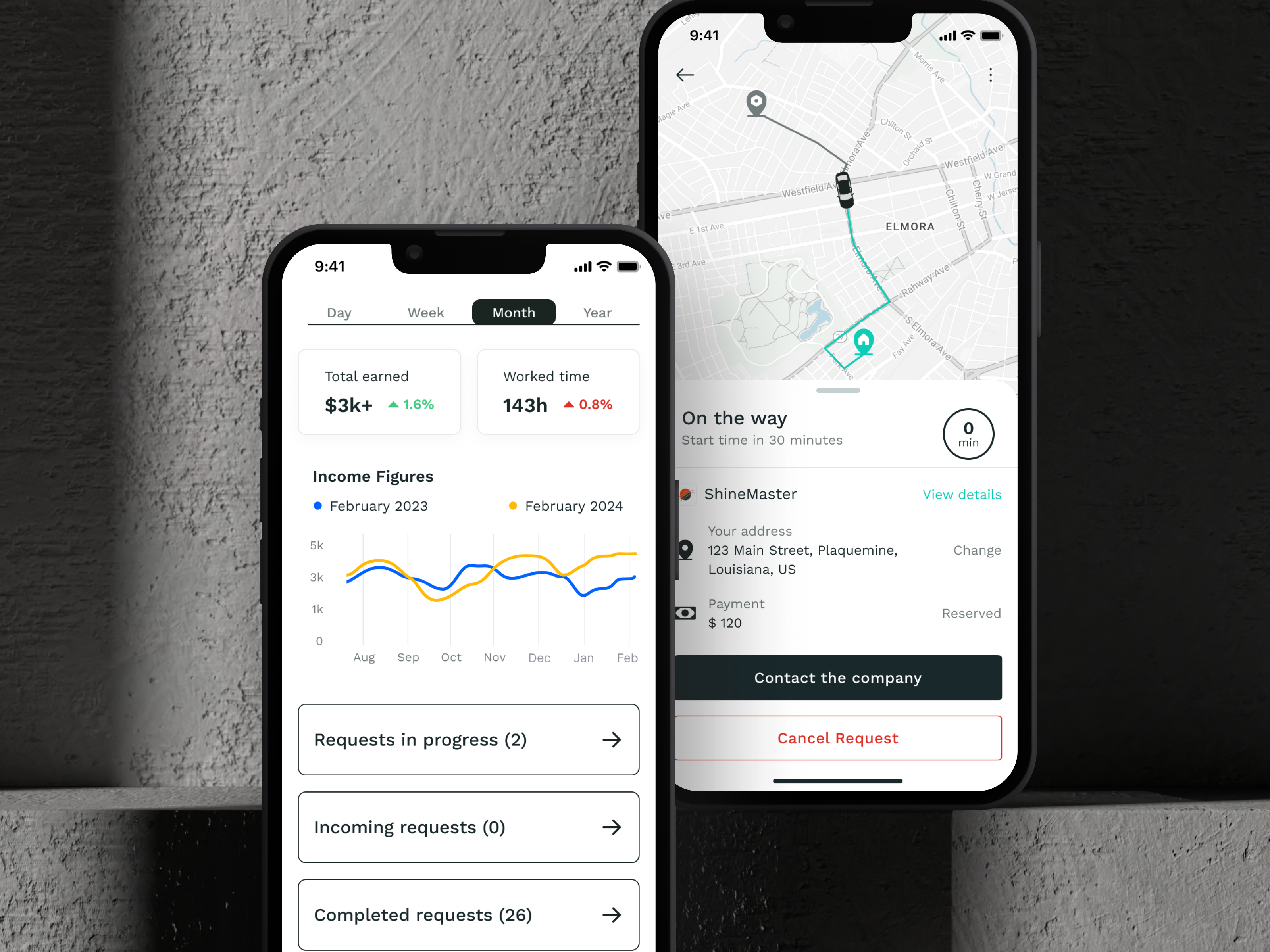 PEAKO - Automotive service marketplace application automotive b2b b2c chat filter ios map marketplace mobile mobile app payment profile regestration review search servicemarketplace template ui ux