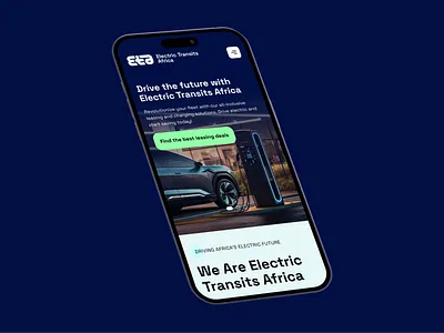 Mobile-responsive Landing Page car graphic design landing page design mobile mobile responsive ui