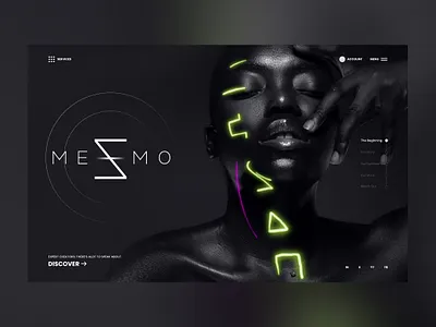 Mezmo Web Ui Landing Shot black branding creative design graphic design illustration photography ui ui design ux ux design web design